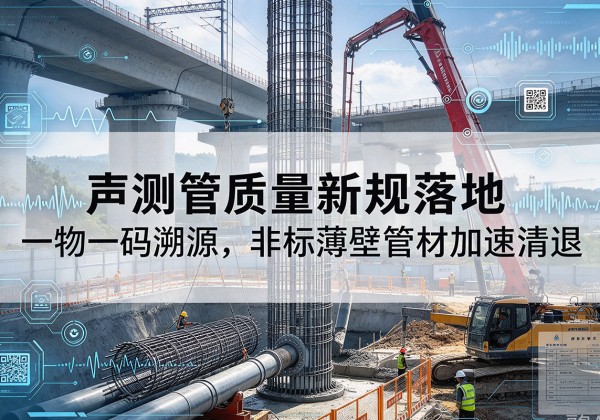 略阳声测管质量新规落地，一物一码溯源，非标薄壁管材加速清退