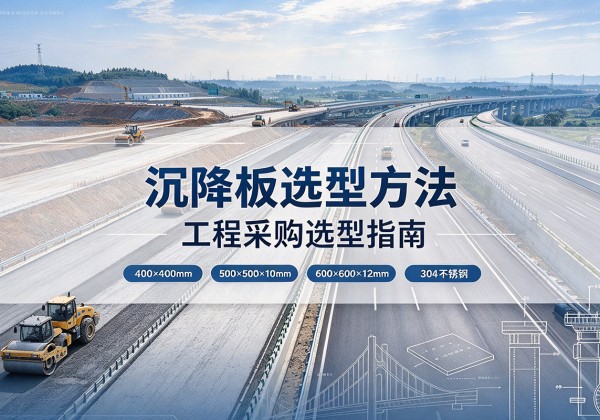略阳沉降板选择方法